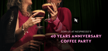 Join in Nespresso’s 40 Years Anniversary Coffee Party